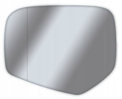 Вкладиш дзеркало mitsubishi l200 iv 06-15 asf ліва фото №1