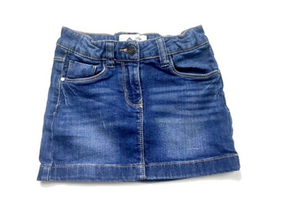 DENIM granatowa spódniczka jeansowa mini 98/104