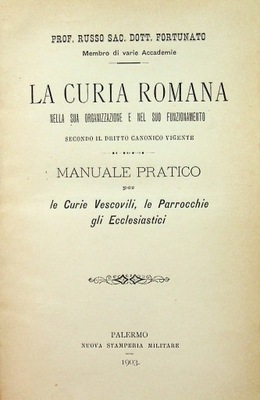La Curia Romana 1903 r.