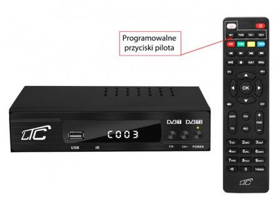 DEKODER LTC TUNER HEVC H.265 DVB-T2 DVB201