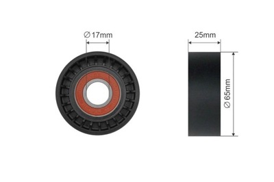 Ролик натяжителя ремень многоручейковый bmw 1 f20 , 1 f21 , 2 f22, f87 , 2 фото №1