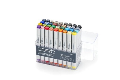 Copic Zestaw markerów Classic w 36 kolorach,