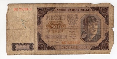 500 złotych 1948 BE