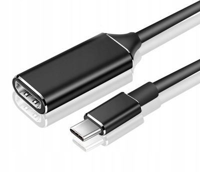 KABEL ADAPTER ALUMINIOWY MHL USB-C do HDMI 4k TV