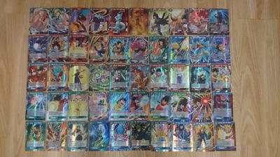 50x karty DRAGON BALL dbz smocze kule