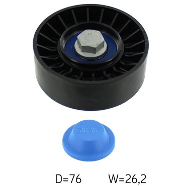 Ролик ремень многоручьевой vw 1,2tsi 09- vkm31153 фото №1