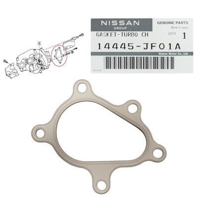 Прокладка турбины турбонагнетателя правая nissan gt-r r35 3.8 vr38dett oem фото №1