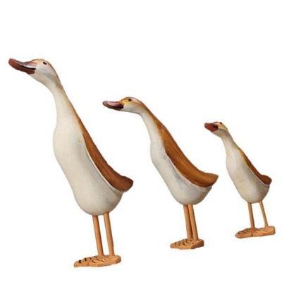 4X realistyczne zwierzęce ozdoby z kaczki