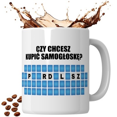 Kubek Czy chcesz kupić samogłoskę