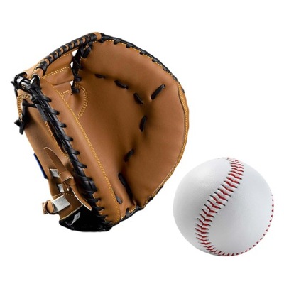 Rękawice Baseball Catcher PU z Baseball Brown