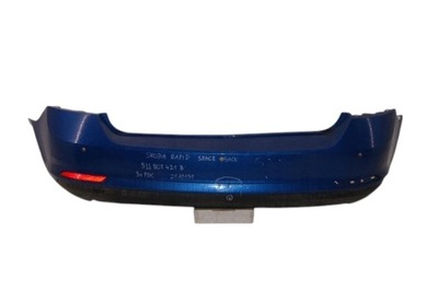 5jj807421 skoda rapid 12-17 spaceback бампер задний задняя 3xpdc фото №1