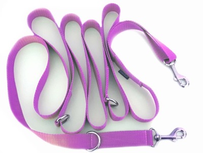 ****Smycz PRZEPINANA 4m szer 2,5cm KOLORY