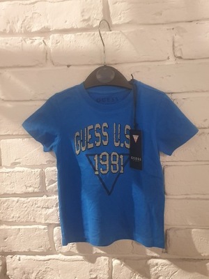 Koszulka dziecięca niebieska GUESS 98