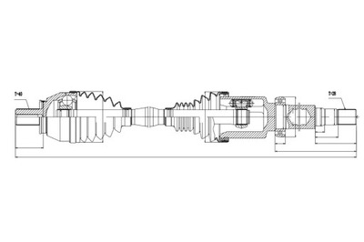 ПОЛУОСЬ VOLVO 2.0T 2.0T5 S60II 10-15 ПРАВОЕ ATM