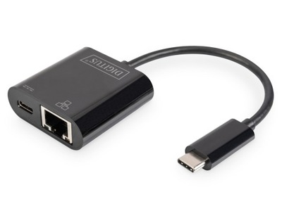 Karta sieciowa USB C -> RJ45 1Gbps PD 60W Digitus DN-3027