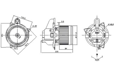 NISSENS VENTILADOR SOPLADORES DACIA DOKKER DOKKER EXPRESS MINIVAN LODGY  