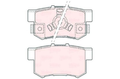 Valeo тормозные колодки тормозные honda accord viii 2.0 i cu фото №1