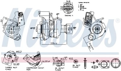 NIS93564 ТУРБИНЫ BMW 2,0D E81/E87 NISSENS