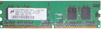 Pamięć RAM Micron DDR2 256 MB 533
