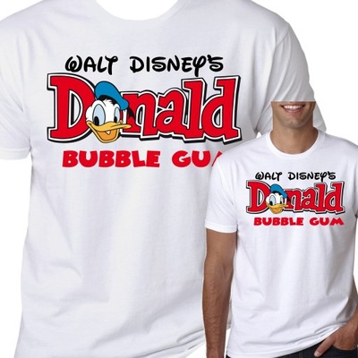 T-Shirt KOSZULKA KACZOR DONALD GUMA BUBBLE L 0717