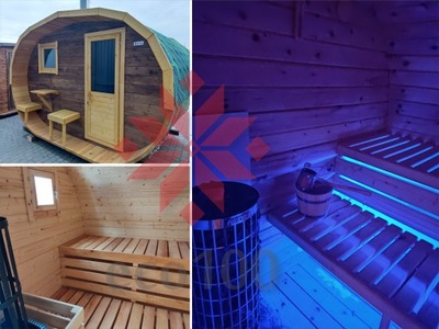 Sauna Ogrodowa Owalna owalo 3,5m.Ruska Bania 30dni