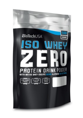 BIOTECH ISO WHEY ZERO 500G [Smak: truskawka]