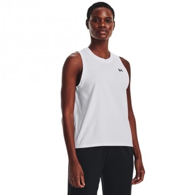 UNDER ARMOUR TANK TOP DAMSKI ESSENTIAL WHITE M