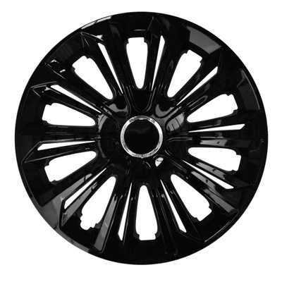 TAPACUBOS 16'' NEGRAS PARA FORD OPEL FIAT RENAULT OPEL  