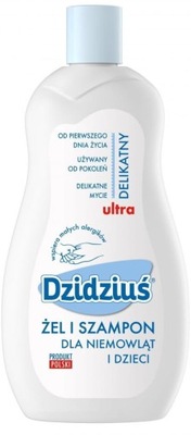 Hipoalergiczny żel i szampon bez parabenów 500ml Dzidziuś