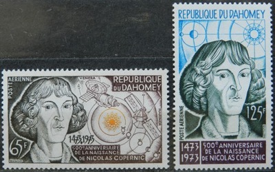Dahomey - Mi. 188 - 189 ** / 1973 r. - M. Kopernik