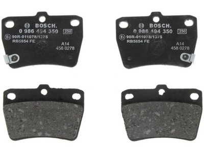 PADS REAR BOSCH 0 986 494 350  