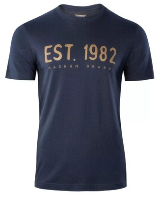 Magnum koszulka męska bawełna t-shirt granat XXL
