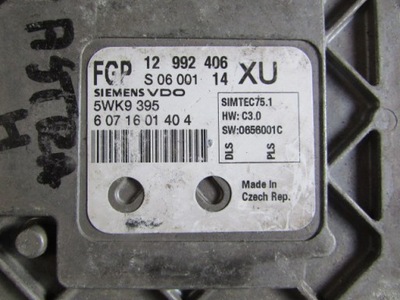 Блок управления двигателя opel astra h фото №1