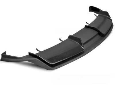 Диффузор накладка бампера заднего sport style do tesla model 3 17-23 фото №1