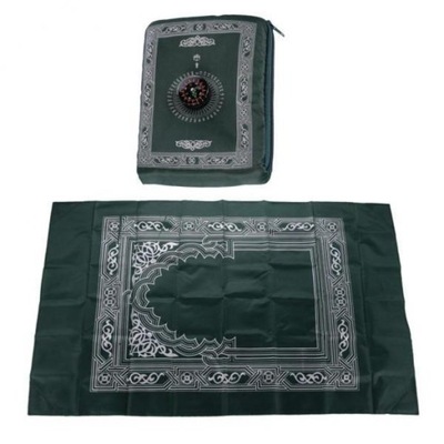 2x Muzułmański dywanik modlitewny Przenośne plecione