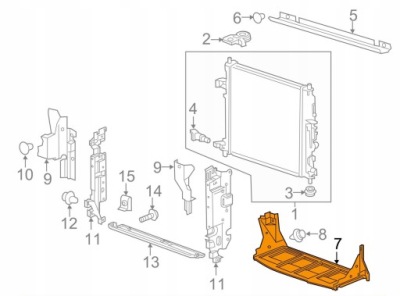 2016 camaro впуск воздуховод воздуха радиатор fv фото №1