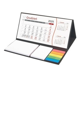 Kalendarz z notesem 2025 CZARNY HIT