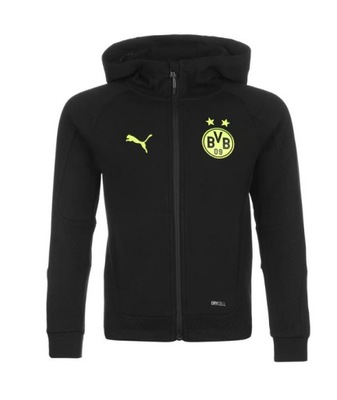 Bluza kurtka junior Puma Casuals Hooded Jacket BVB Borussia Dortmund 152