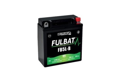 BATERÍA ZELOWY FULBAT 12V 5AH 65A YB5L-B FB5L-B QUAD MOTOR SCOOTER ATV  