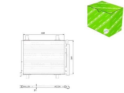 CONDENSADOR CONDENSADOR DE ACONDICIONADOR VALEO 814168 SKODA CITIGO VOLKSVAGEN  