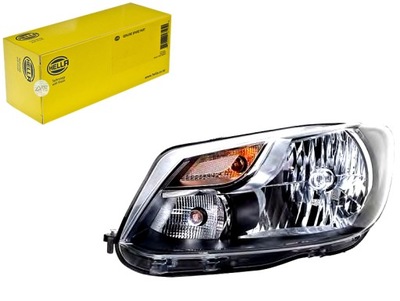 Лампа передня права vw caddy 10-15 h4 hella фото №1