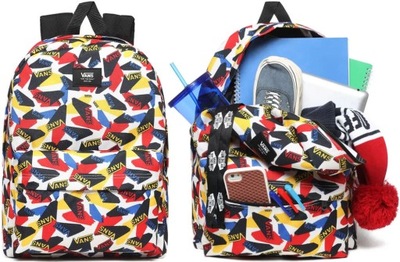 VANS PLECAK SZKOLNY OLD SKOOL REALM SZKOŁA POP LOGO VANS