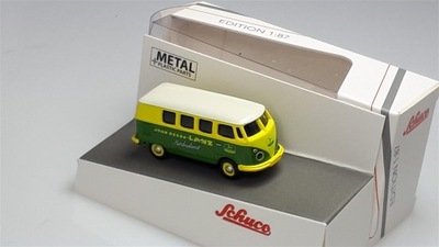 SCHUCO VOLKSWAGEN T1c BUS - John Deere LANZ 1:87