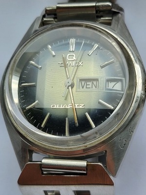 Zegarek Timex Quartz Vintage,fenomenalne szklo!