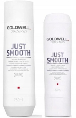 GOLDWELL JUST SMOOTH SZAMPON 250 + ODŻYWKA 200