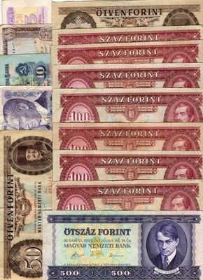 Zestaw banknotów zagranicznych 41 szt