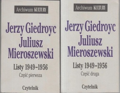 LISTY 1949 - 1956 1 - 2 GIEDROYC, MIEROSZEWSKI