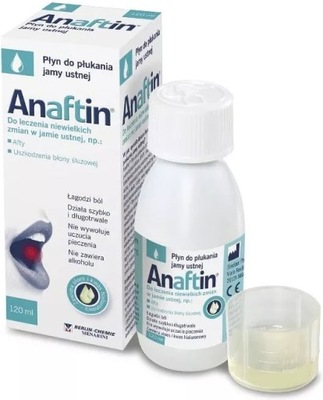 Anaftin płyn do płukania 120ml