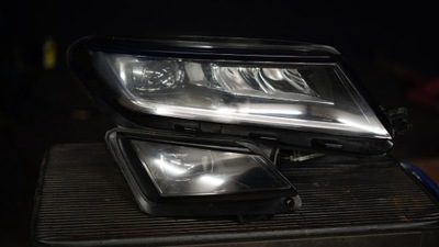 SKODA KODIAQ FARO DERECHA DIODO LUMINOSO LED PARTE DELANTERA  