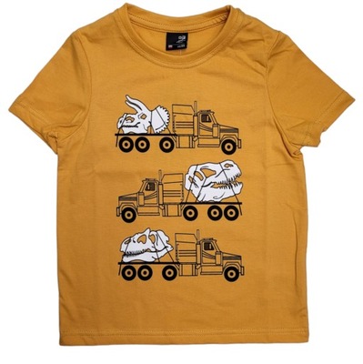 T-SHIRT chłopięcy DINOTRUCK GT 116 (5-6 Lat) Muszt